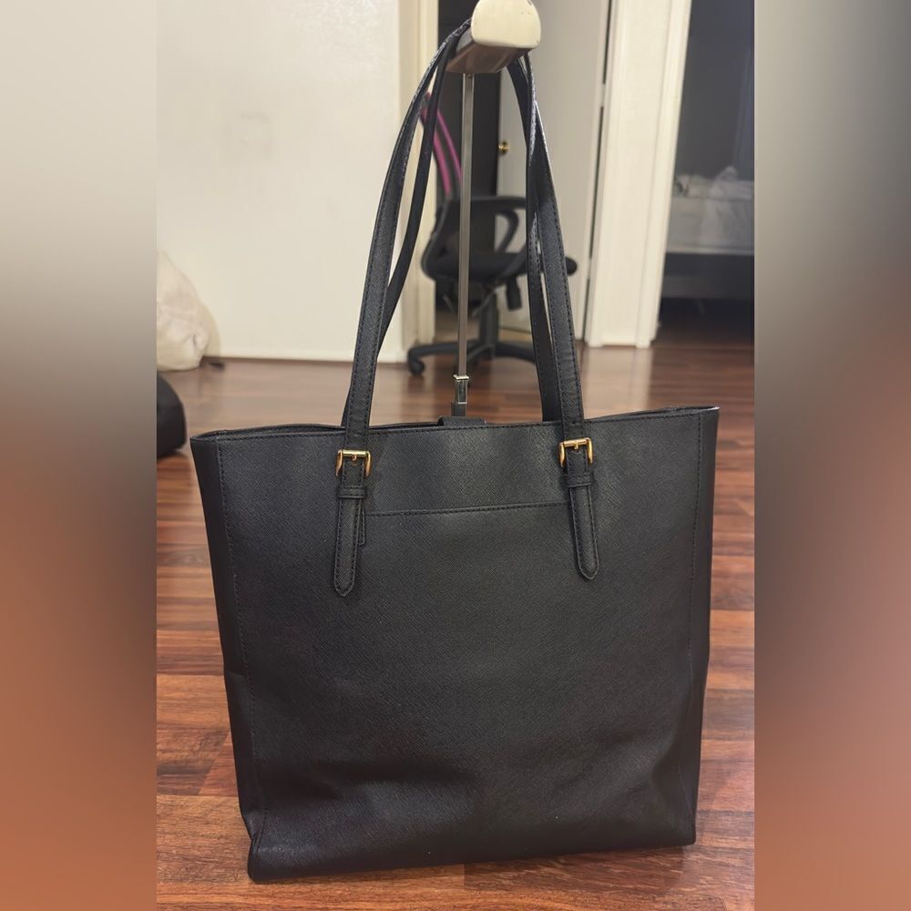 Michael Kors Black Tote Bag + Wrislet (card holder) - Picture 3 of 16